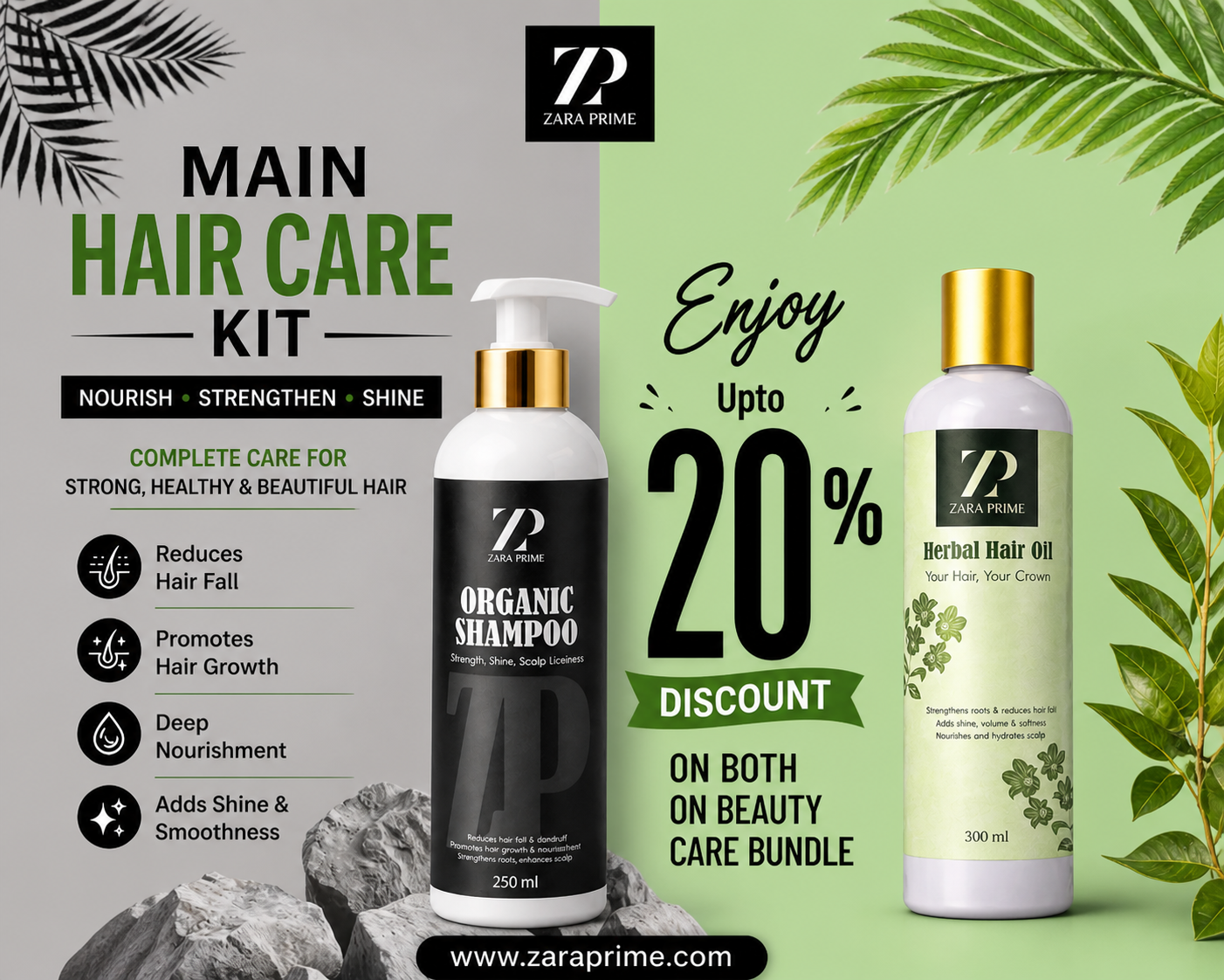 ๐ ZaraPrime Hair Care Kit