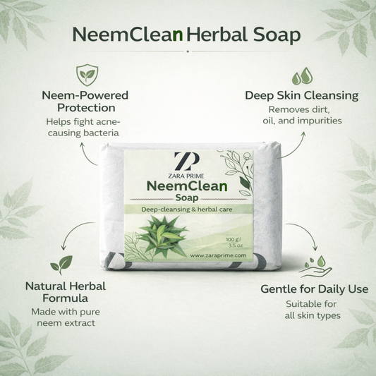 ZP NeemClean Soap (Purifying & Fresh Skin Formula)